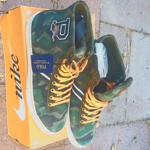 Ralph Lauren Varsity Camo High-top Sneakers Camouflage Polo Shoes